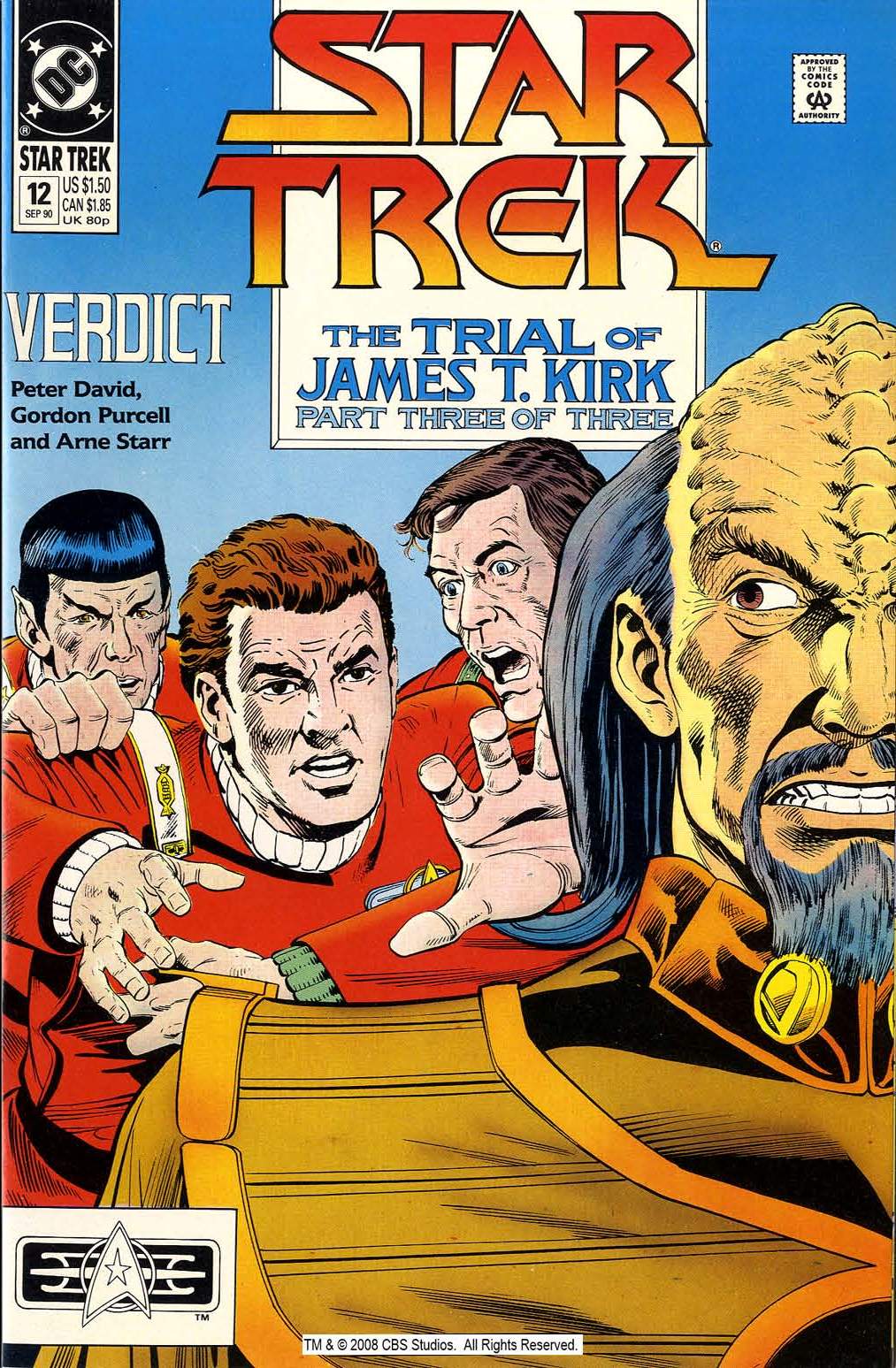 The trial of James T.Kirk.