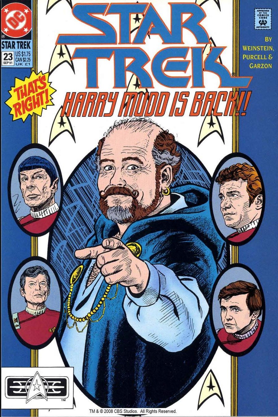 The return of Harry Mudd!.