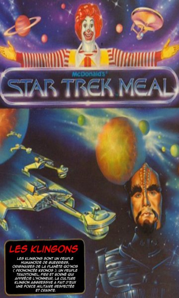 Star Trek - le Film - McDonald Meal.