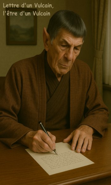 Lettre d'un Vulcain, l'tre d'un Vulcain.