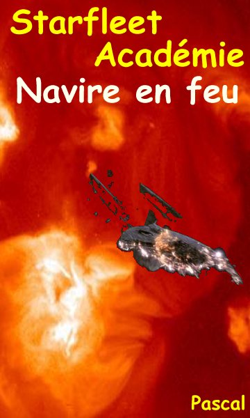 Navire en feu.