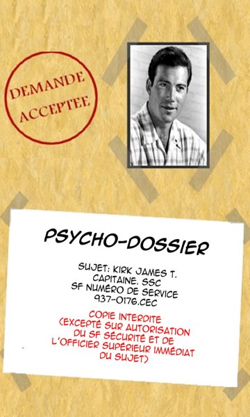 Psycho-dossier.